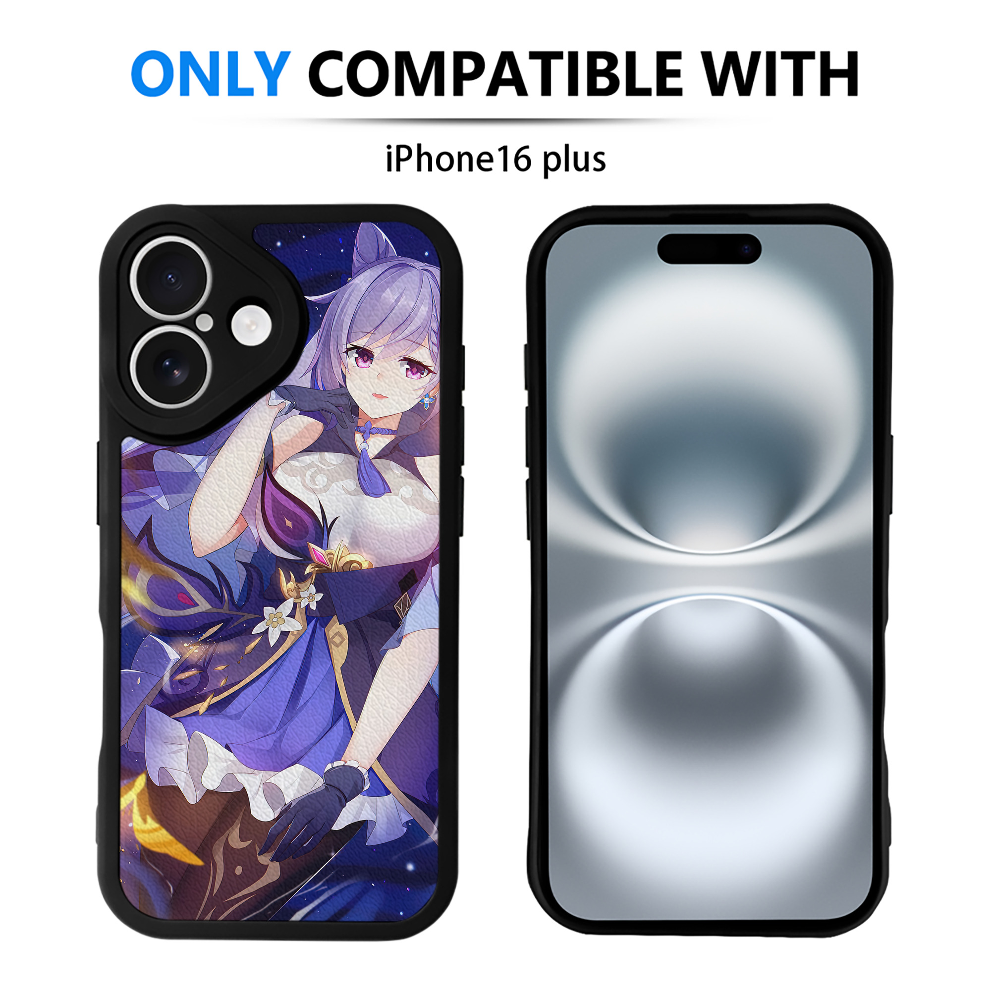 げんし神 genshin 【iPhone 16シリーズ対応】シリコンスマホケース（レザー調） 材質：シリコン